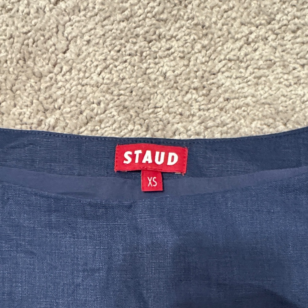 STAUD Raphael Linen Wave Top - Picture 4 of 6